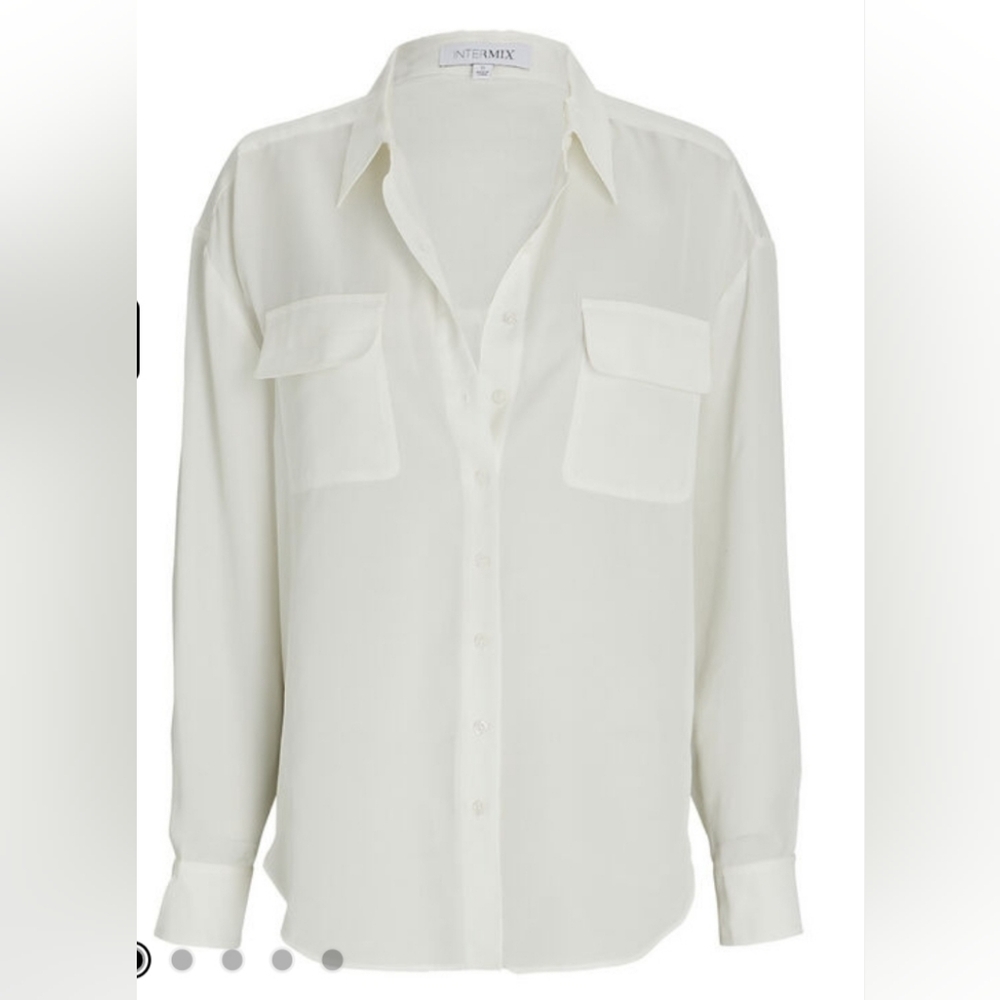 INTERMIX Finley Button-Down Shirt